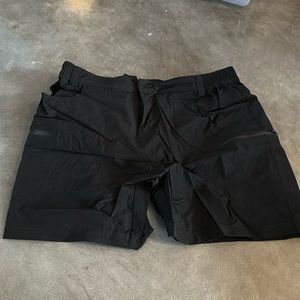 Black Cargo Shorts